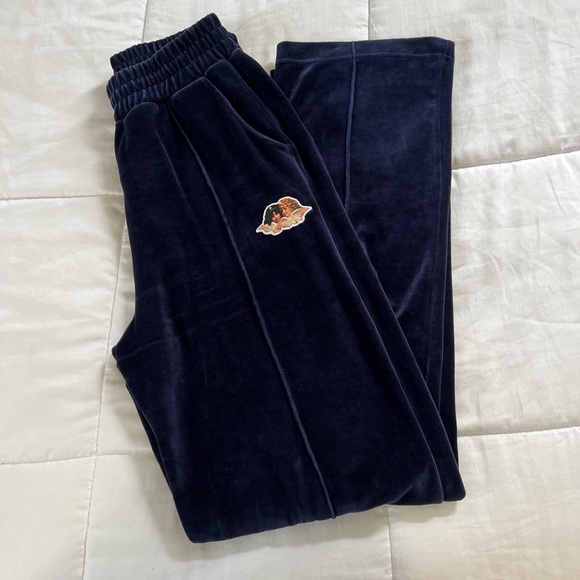 Fiorucci Velour Sweatpants - Picture 2 of 5